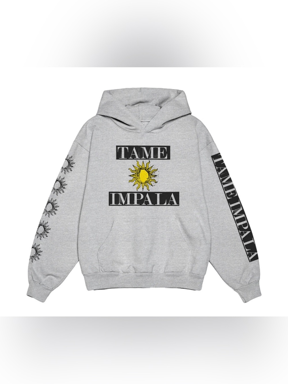 Tame Impala Dracula Hoodie – Gray Deadbeat Graphic Pullover L